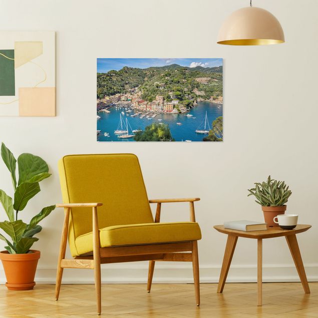 Print on canvas - Portofino Harbour