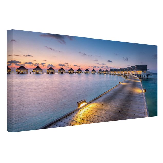 Print on canvas - Sunset In Paradise