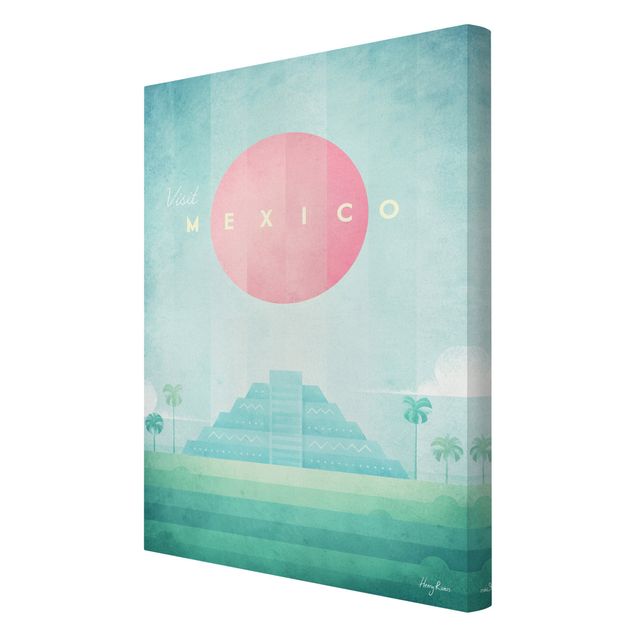 Print on canvas - Travel Poster - Mexico