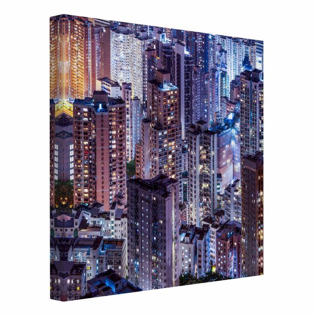 Print on canvas - Hong Kong Sea Of Lights