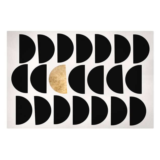 Print on canvas - Geometrical Semicircle II