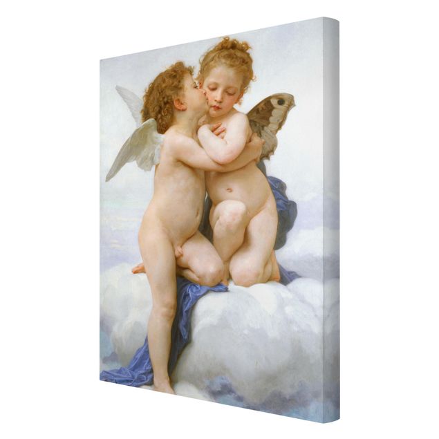 Canvas print - William Adolphe Bouguereau - The First Kiss