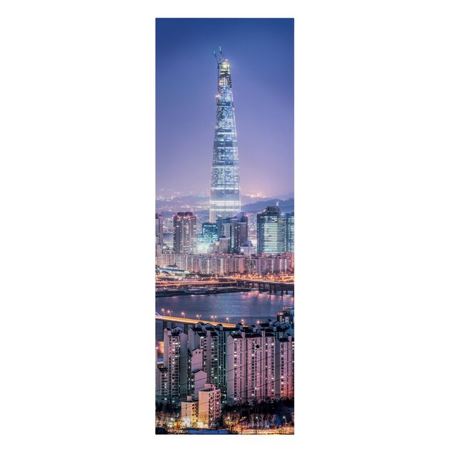 Print on canvas - Lotte World Tower At Night