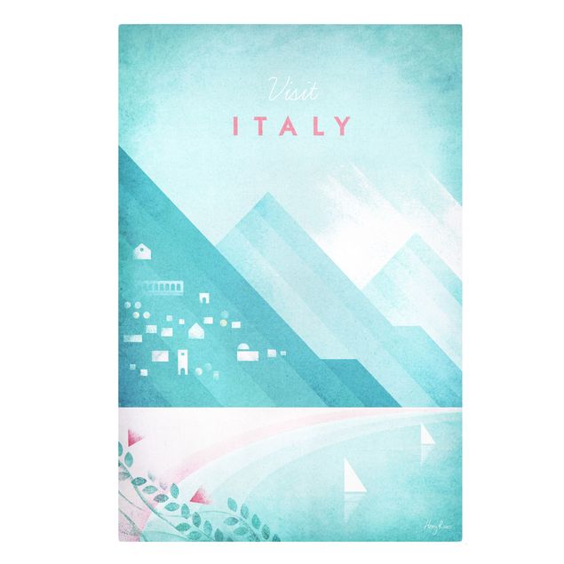 Print on canvas - Travel Poster - Italy