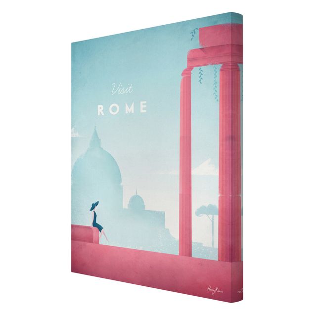 Print on canvas - Travel Poster - Rome