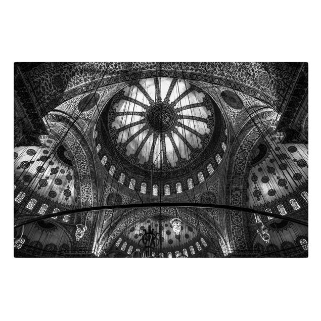 Print on canvas - The Domes Of The Blue Mosque