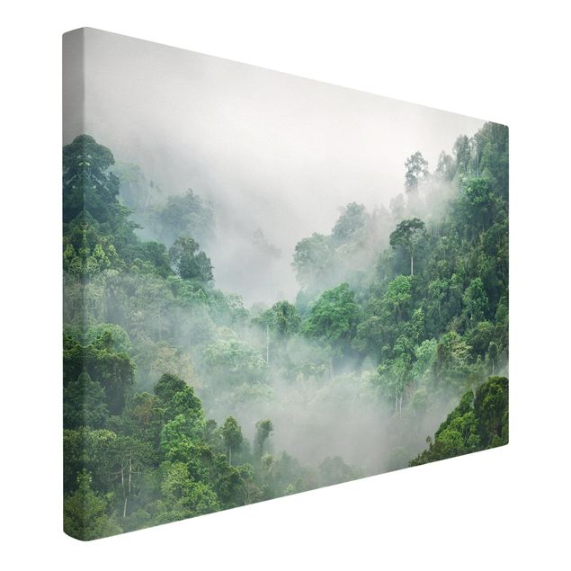 Print on canvas - Jungle In The Fog