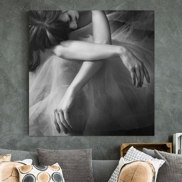 Print on canvas - The Hands Of A Ballerina