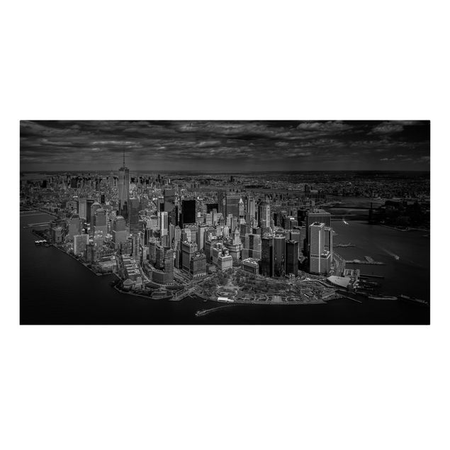 Print on canvas - New York - Manhattan From The Air