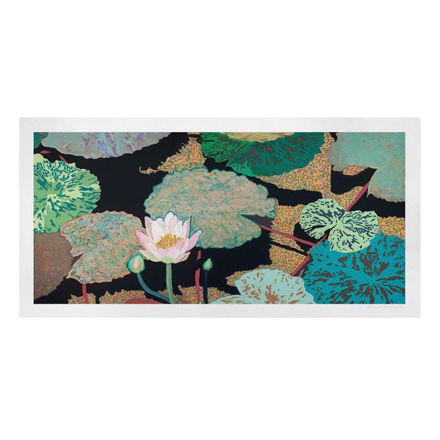Print on canvas - Lily With Leaves II