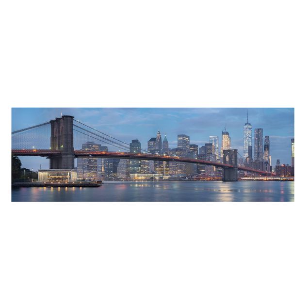 Print on canvas - Brooklyn Bridge Manhattan New York