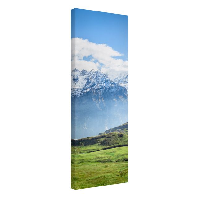 Print on canvas - Swiss Alpine Panorama