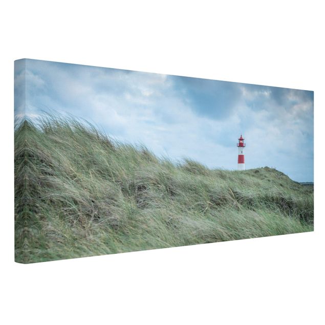 Print on canvas - Stormy Times At The Lighthouse