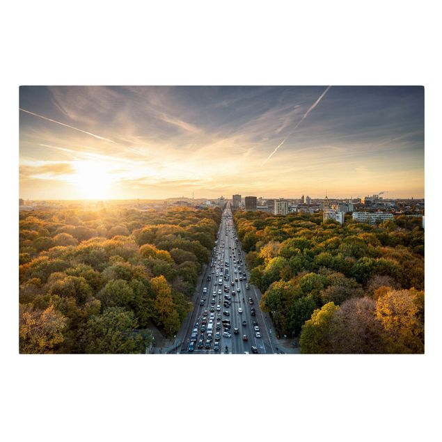 Print on canvas - Berlin In The Fall