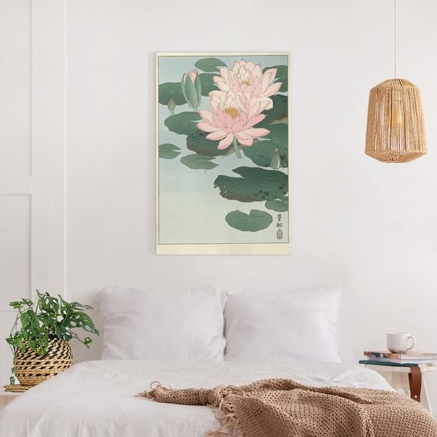 Canvas print - Ohara Shôson - Water Lilies