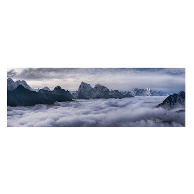 Print on canvas - Sea Of ​​Clouds In The Himalayas