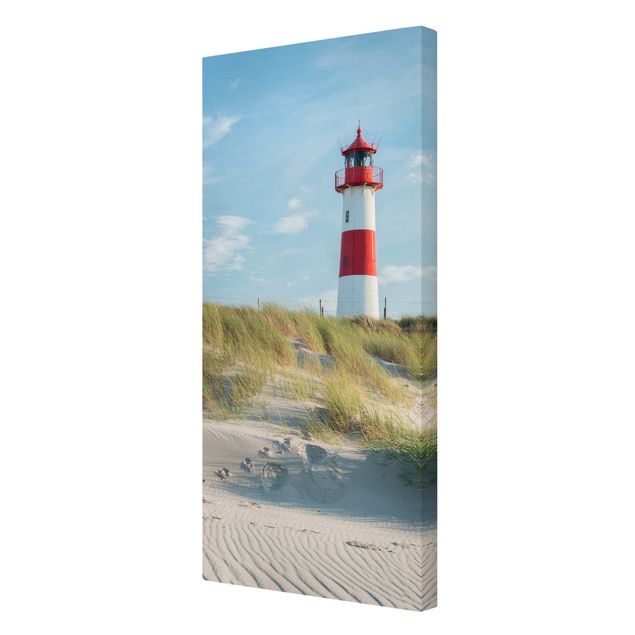 Print on canvas - Lighthouse At The North Sea