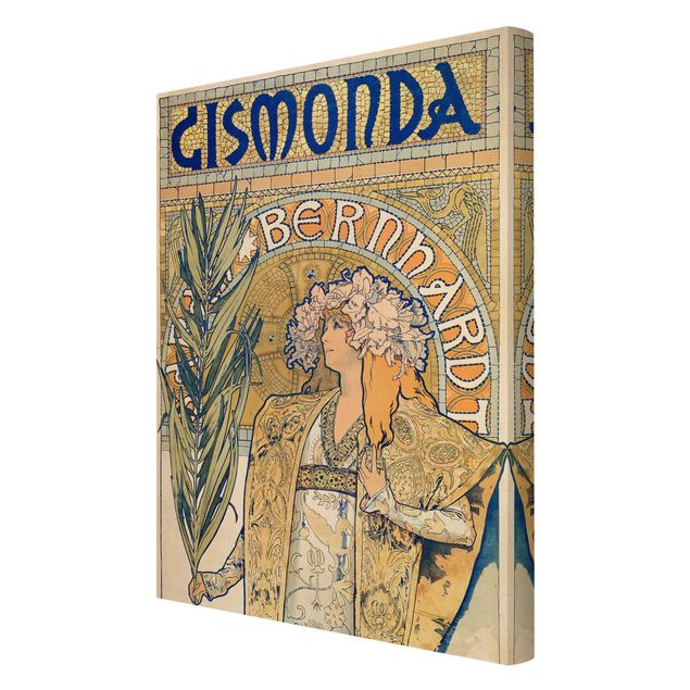 Canvas print - Alfons Mucha - Poster For The Play Gismonda