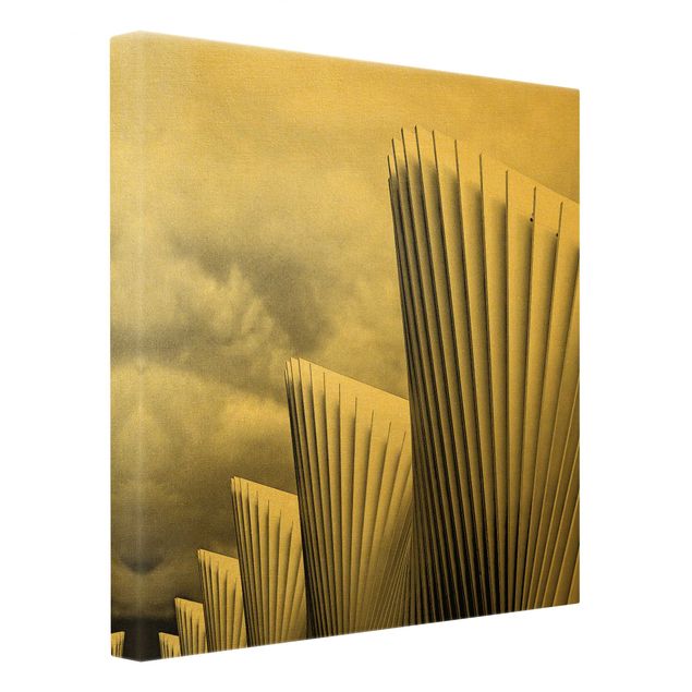 Canvas print gold - Light And Shadow Architecture
