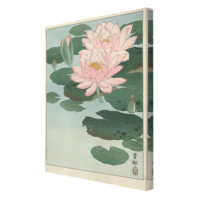 Canvas print - Ohara Shôson - Water Lilies