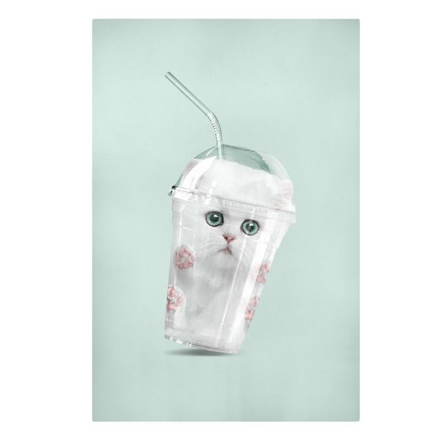 Canvas print - Shake With Cat