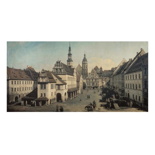 Canvas print - Bernardo Bellotto - The Market Square In Pirna