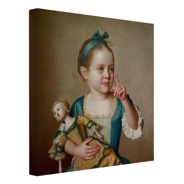Canvas print - Jean Etienne Liotard - Girl With Doll