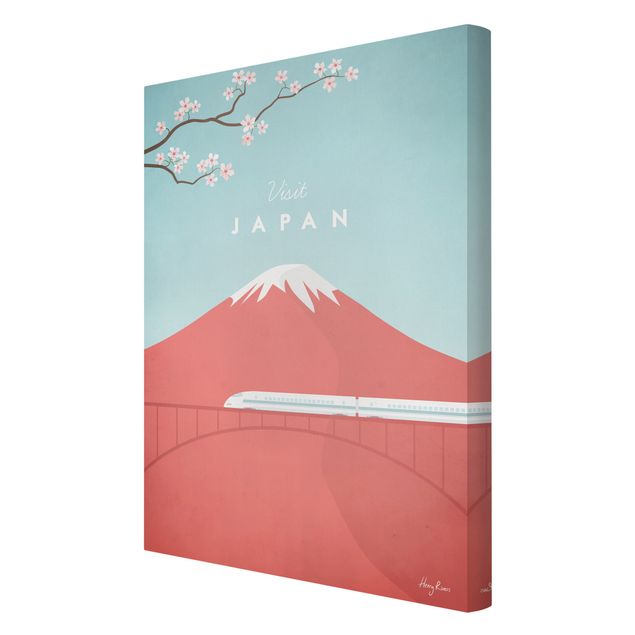 Print on canvas - Travel Poster - Japan
