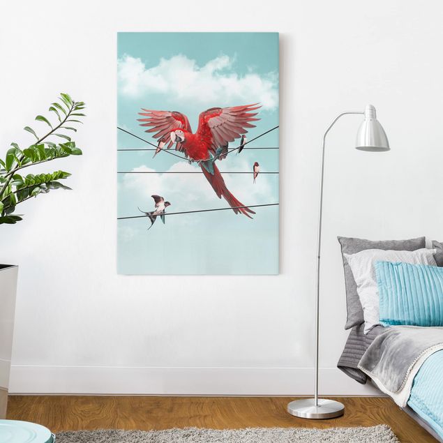 Canvas print - Sky With Birds