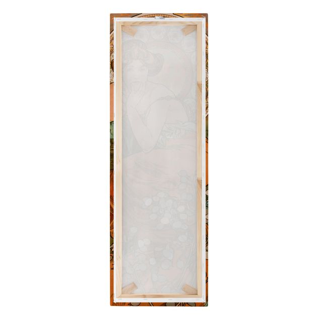 Canvas print - Alfons Mucha - Gemstones - Topaz