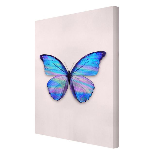 Canvas print - Holographic Butterfly