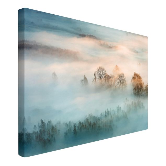 Print on canvas - Fog At Sunrise