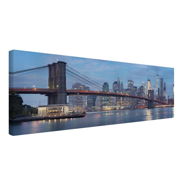 Print on canvas - Brooklyn Bridge Manhattan New York