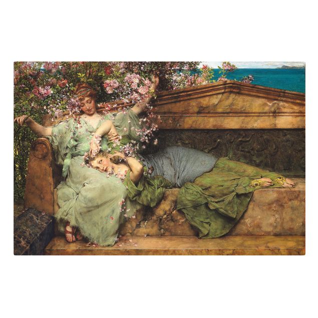 Canvas print - Sir Lawrence Alma-Tadema - The Rose Garden