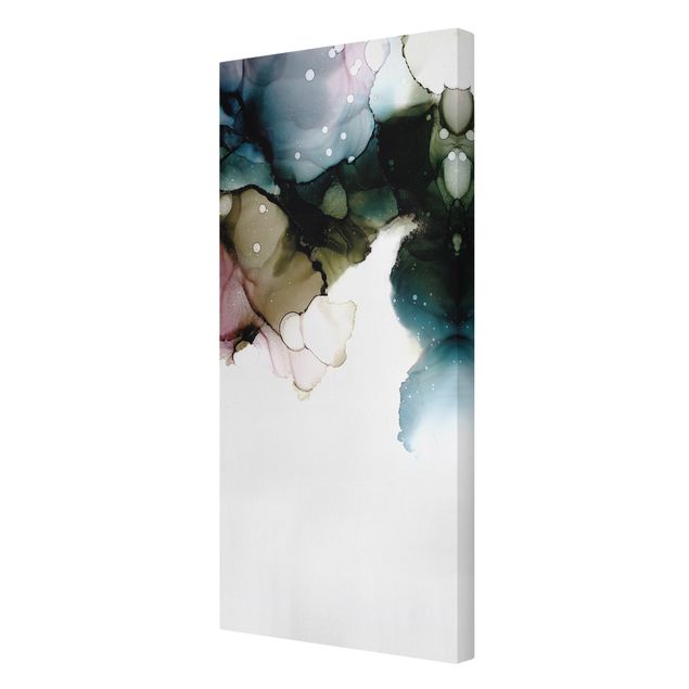 Print on canvas - Floral Arches With Gold