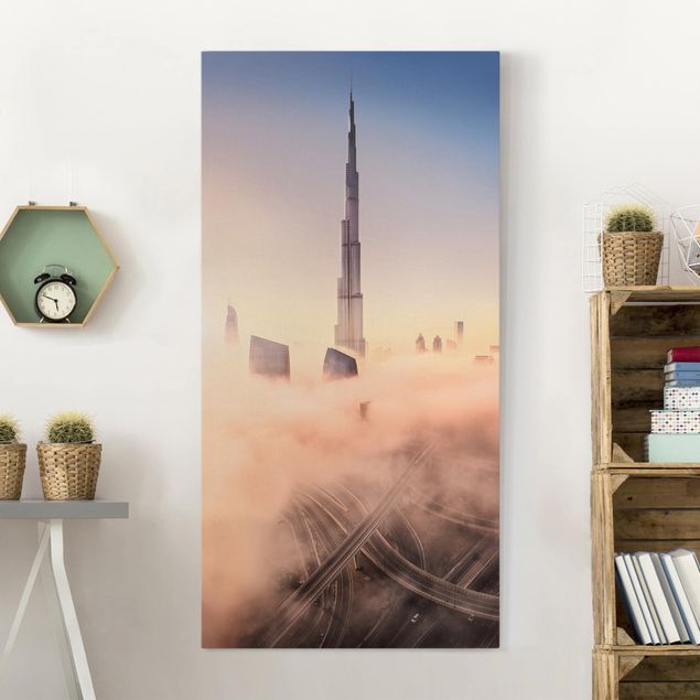 Print on canvas - Heavenly Dubai Skyline