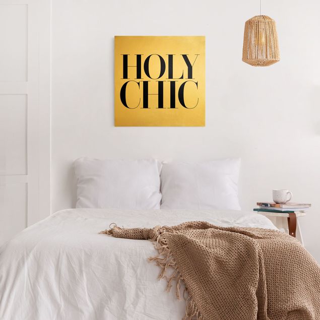 Canvas print gold - HOLY CHIC