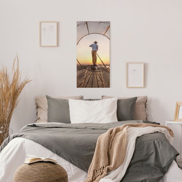 Print on canvas - Intha Fischerman In The Morning