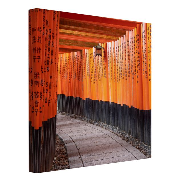 Print on canvas - A Thousand Red Torii