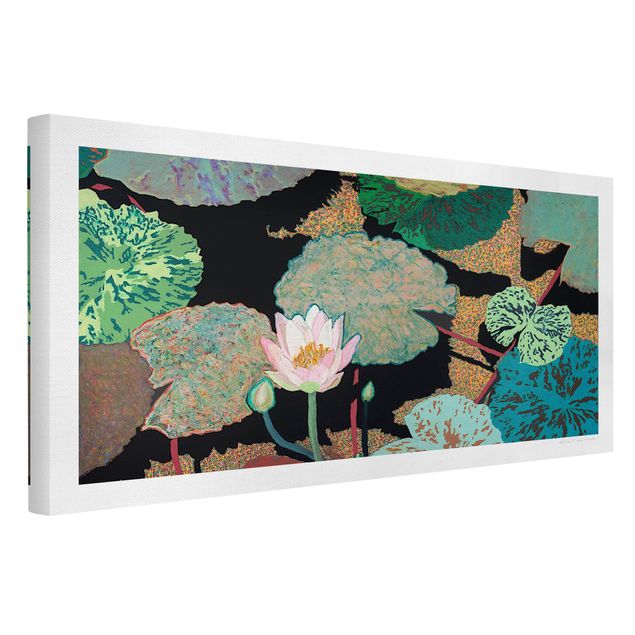 Print on canvas - Lily With Leaves II