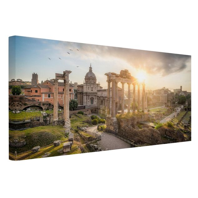 Print on canvas - Forum Romanum At Sunrise