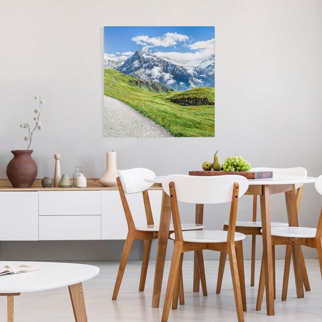 Print on canvas - Grindelwald Panorama