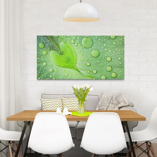 Print on canvas - Heart Of Morning Dew