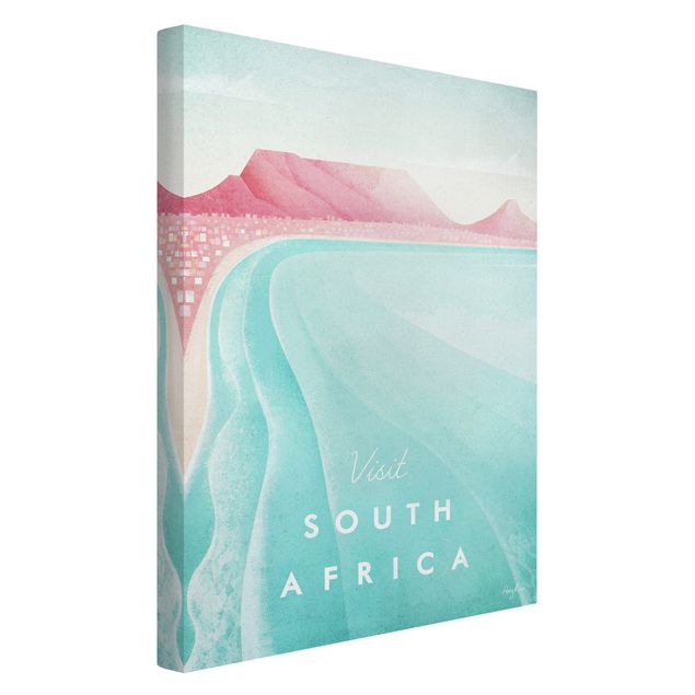 Print on canvas - Travel Poster - South Africa