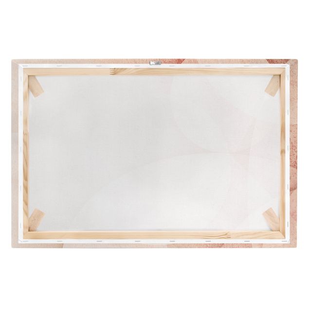 Canvas print - Abstract Graphics In Peach-Colour