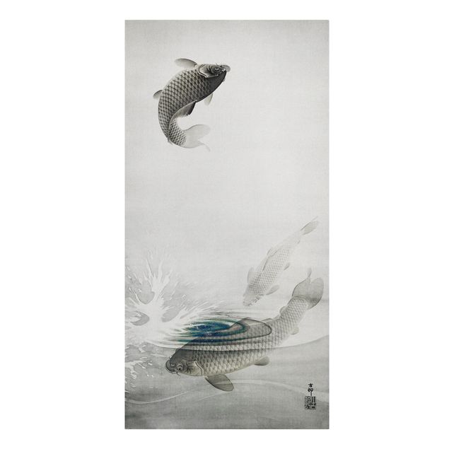 Print on canvas - Vintage Illustration Asian Fish IIl