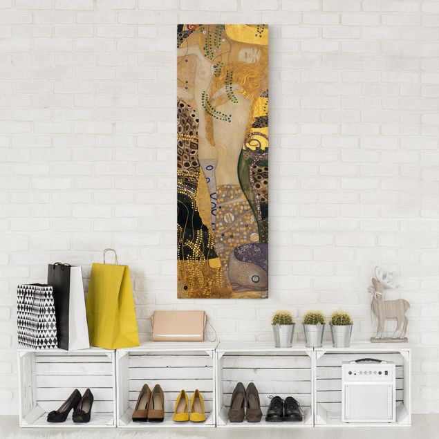 Canvas print - Gustav Klimt - Water Serpents I