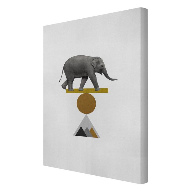Canvas print - Art Of Balance Elephant