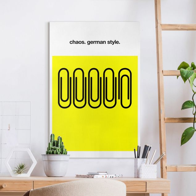 Print on canvas - German Chaos