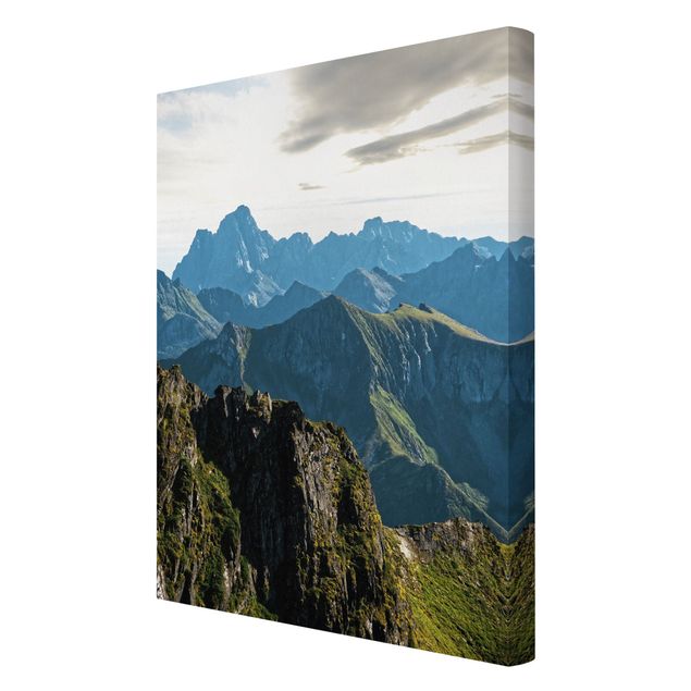 Canvas print - Mountains On The Lofoten